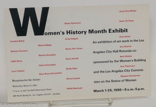 Cat.No: 293731 Women's History Month Exhibit: An exhibition of art work in the Los...