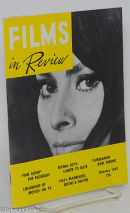 Cat.No: 293746 Films in Review: vol. 14, #2, February 1963: Sophia Loren cover. Henry...