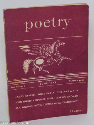 Cat.No: 293851 [8 poems, namely]: Variations: The Air Is Sweetest That a Thistle Guards...