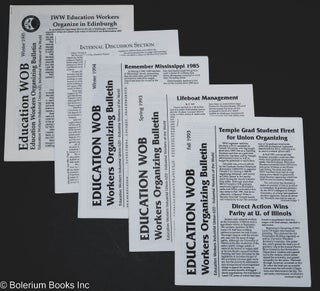 Cat.No: 293861 Education Wob; workers organizing bulletin [five issues