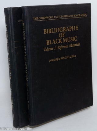 Cat.No: 294143 Bibliography of Black Music Volume 1: Reference Materials -[with]- ...
