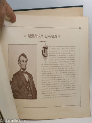 Menard, Salem, Lincoln ....Souvenir Album, edited and published by The Illinois Woman's Columbian Club of Menard County