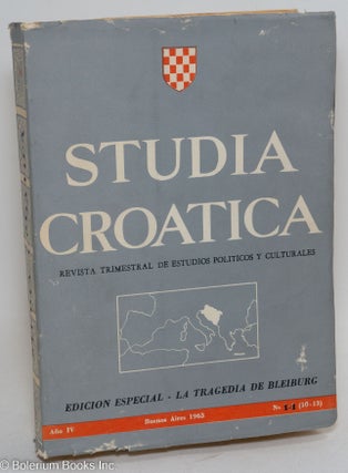 Cat.No: 294191 La Tragedia de Bleiburg; Documentos sobre las matanzas en masa de los...