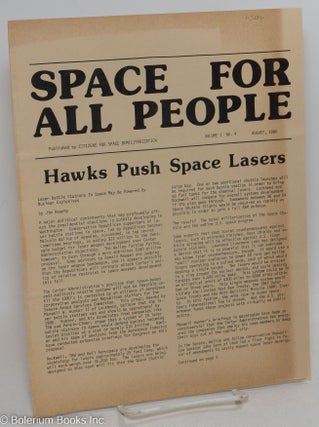 Cat.No: 294209 Space for all people; vol. 1, no. 4 (August 1980