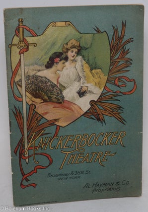 Cat.No: 294250 Knickerbocker Theatre program for The Red Mill a musical play starring...