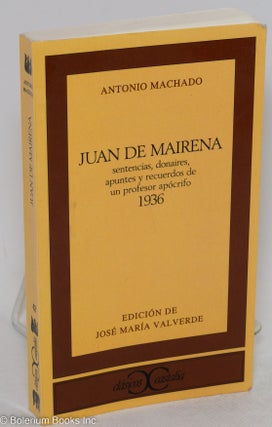 Cat.No: 294276 Juan de Mairena - Sentencias, Donaires, Apuntes y Recuerdos de un Profesor...
