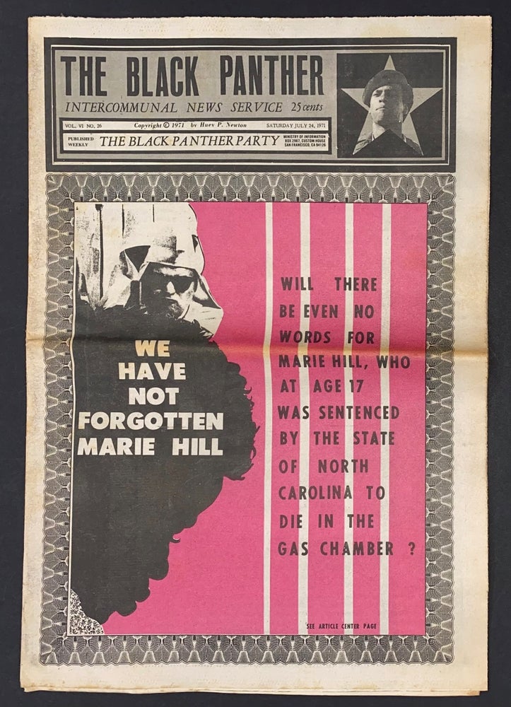 Cat.No: 294282 The Black Panther Intercommunal News Service. Vol. VI, no. 26, Saturday, July 24, 1971