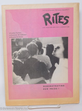 Cat.No: 294306 Rites: for lesbian and gay liberation; vol. 5, #4, September 1988:...