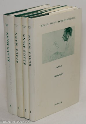 Cat.No: 294587 Klaus Mann: Schriftenreihe [4 volumes]. Klaus Mann, Klaus Blahak Frederic...
