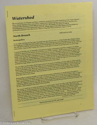 Cat.No: 294634 Watershed; issue 2 (2005). Andrew Hooper, Carrie Root