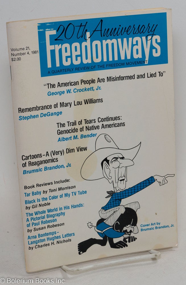 Cat.No: 294659 Freedomways, a quarterly review of the freedom movement Vol. 21
