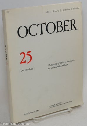 Cat.No: 294720 October 25 (Summer 1983); The sexuality of Christ in Renaissance Art and...