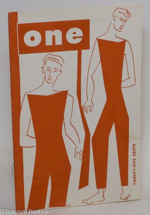 Cat.No: 294725 ONE: the homosexual magazine vol. 3, #7, July, 1955: A Change in America's...