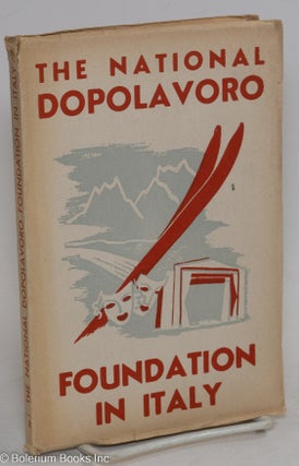 Cat.No: 294823 The national Dopolavoro foundation in Italy