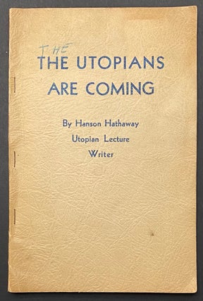 Cat.No: 294874 The Utopians are Coming: a new interpretation of constitutional...