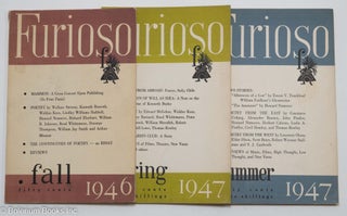 Cat.No: 294910 Furioso: a magazine of poetry; vol. 2, #2, 3. & 4, whole #6, 7 & 8, Fall...