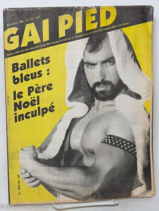 Cat.No: 295078 Gai pied no. 33, Decembre 1981: Ballets bleus: la Père Noël inculpé....