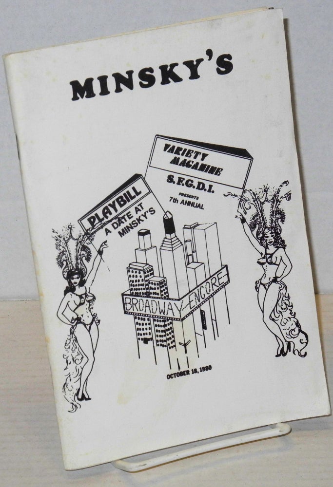 Cat.No: 29519 Minsky's: Broadway Encore, October 18, 1980