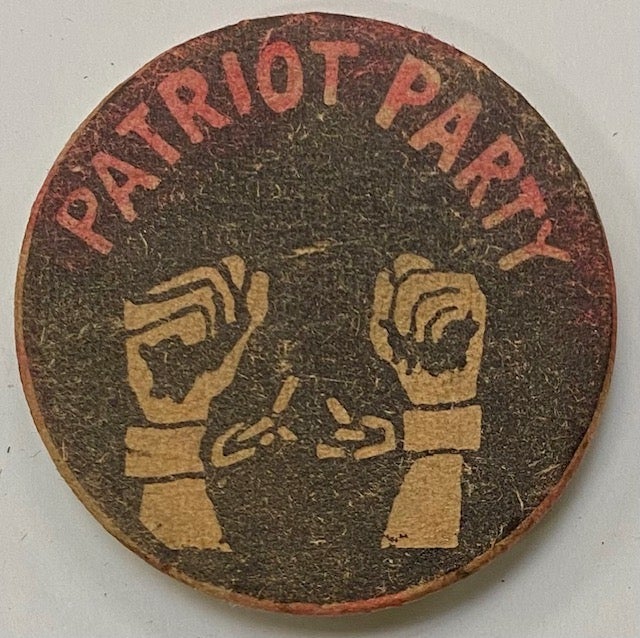 Cat.No: 295318 Patriot Party [pinback button]