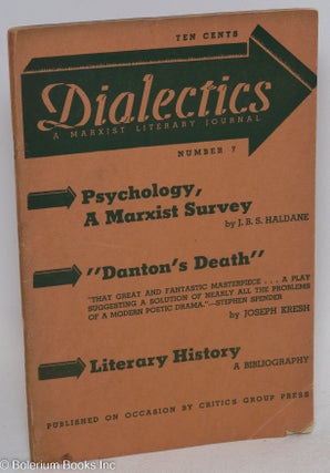 Cat.No: 295431 Dialectics, a Marxist literary journal, number 7. Angel Flores, ed
