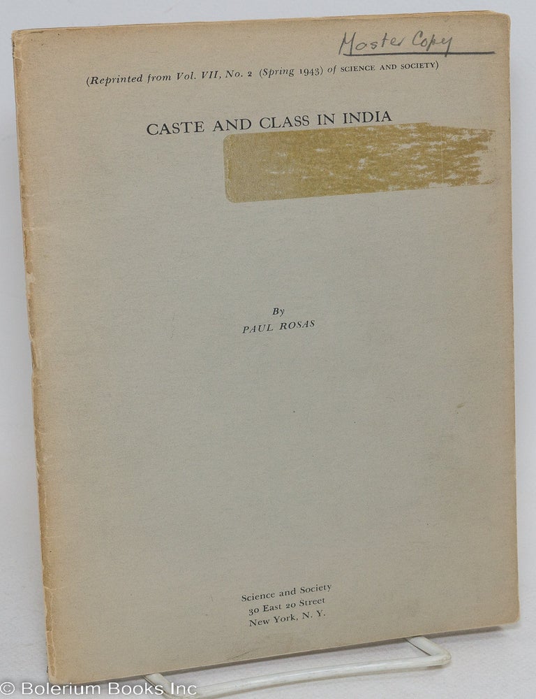 Caste and class in India | Paul Rosas