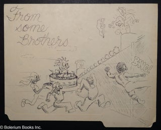 Cat.No: 295495 From some friends [birthday card for a Black activist in Comstock Prison,...