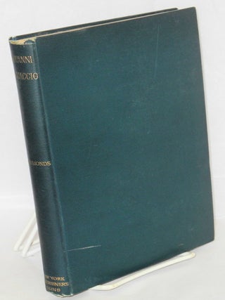 Cat.No: 29551 Giovanni Boccaccio as man and author. John Addington Symonds