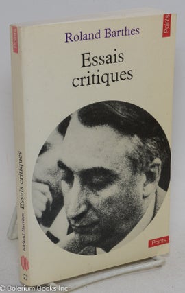 Cat.No: 295528 Essais Critiques. Roland Barthes