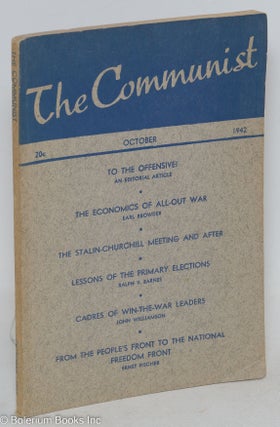 Cat.No: 295597 The Communist, a magazine of the theory and practice of Marxism-Leninism....