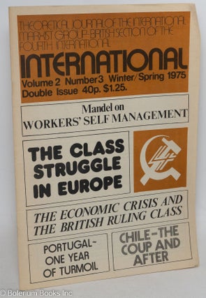 Cat.No: 295601 International, Vol. 2, No. 3, Winter/Spring 1975 Double Issue. Andy...