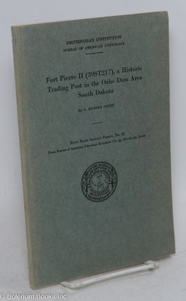 Cat.No: 295678 Fort Pierre II (39ST217), a historic trading post in the Oahe Dam Area...