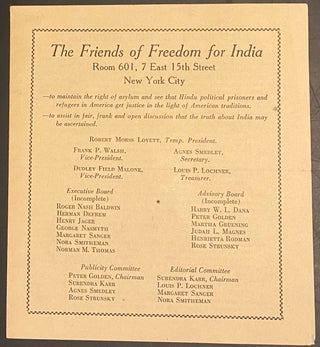 Cat.No: 295685 The Friends of Freedom for India