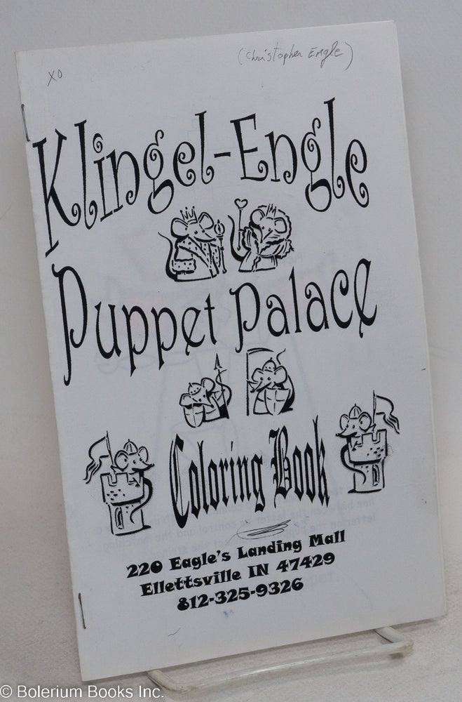Color Book Pupped Kingel-Engle Puppet Palace Coloring Book | Christopher Engle