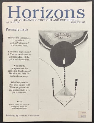 Cat.No: 295709 Horizons of Vietnamese thought and experience. Vol. 1 no. 1 (Spring 1992