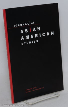 Cat.No: 295819 Journal of Asian American Studies (JAAS); February 2002, Volume Five...
