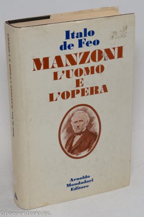 Cat.No: 295938 Manzoni l'uomo e l'opera