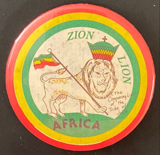 Cat.No: 295974 Zion Lion / The Conquering Lion of the Tribe of Judah / Africa [pinback...