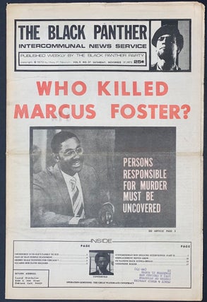 Cat.No: 296078 The Black Panther Intercommunal News Service. Vol. X no 27 (Saturday,...