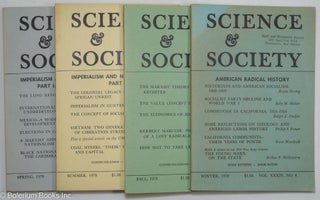 Cat.No: 296101 Science & Society; an independent journal of Marxism, volume 34, nos. 1-4...