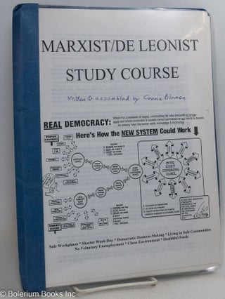 Cat.No: 296215 Marxist / De Leonist study course