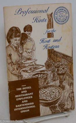 Cat.No: 296329 Professional hints for the host and hostess