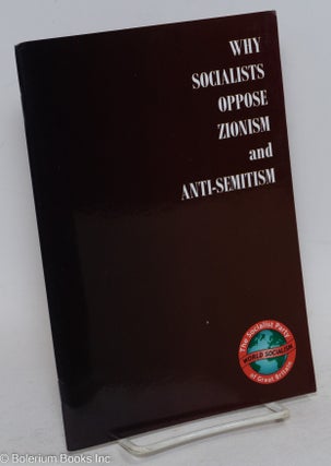 Cat.No: 296457 Why socialists oppose zionism and anti-semitism