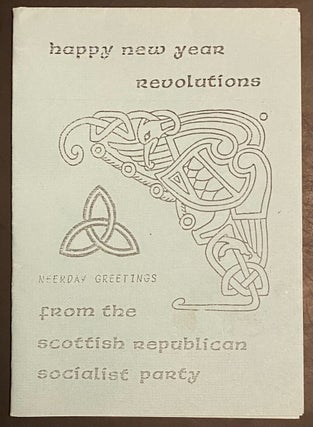 Cat.No: 296617 Happy New Year Revolutions. Neerday greetings from the Scottish Republican...