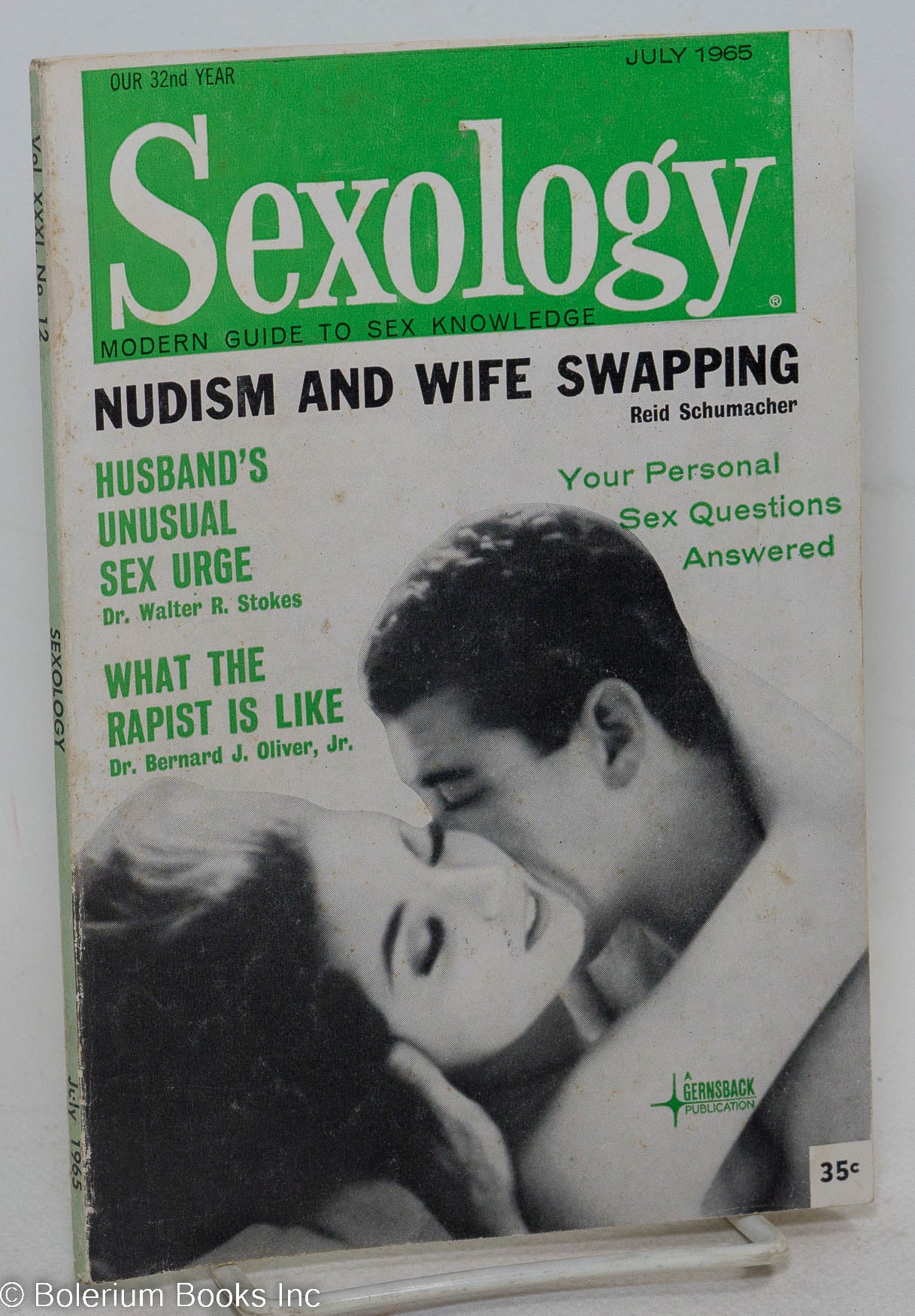 Natural Nudists Porn 1960s - Sexology: modern guide to sex knowledge; vol. 31, #12, July 1965: Nudism &  Wife Swapping | Hugo Gernsback, Dr. Ashley Montegu Richard Stiller