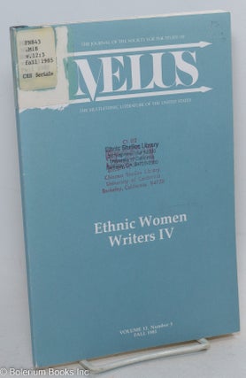 Cat.No: 296845 MELUS: the journal of the Society for the Study of the Multi-Ethnic...