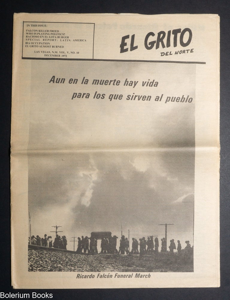 Cat.No: 296925 El Grito del Norte: Vol. V, No. 10, December 1972