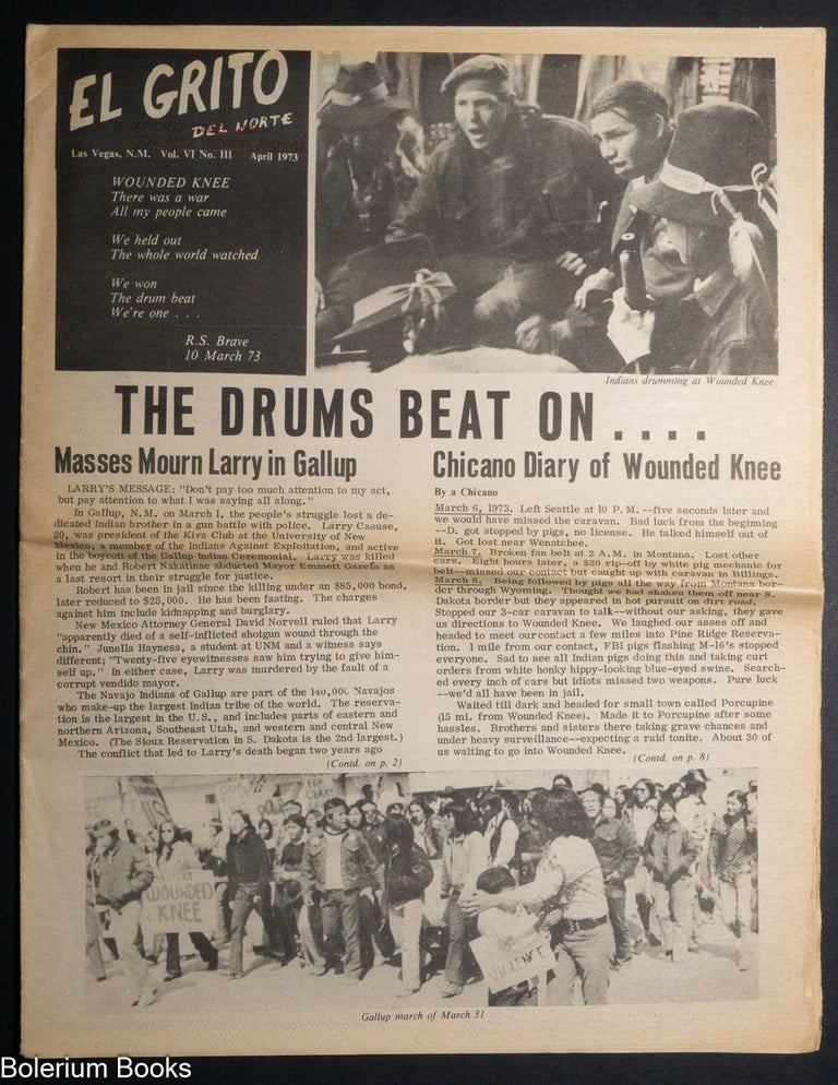 Cat.No: 296930 El Grito del Norte: vol. VI, no 3, April 1973
