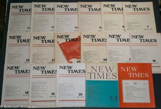 Cat.No: 296939 New Times, a weekly journal. [17 issues 1945-1955, partial run