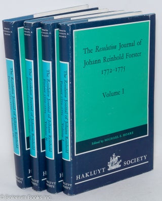 Cat.No: 296959 The Resolution Journal of Johann Reinhold Forster 1772-1775. Volumes I,...