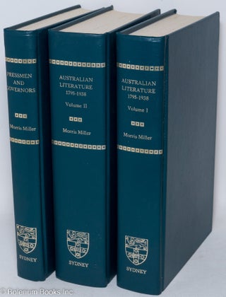 Cat.No: 296996 Australian Literature - From Its Beginnings to 1935 - A Descriptive and...
